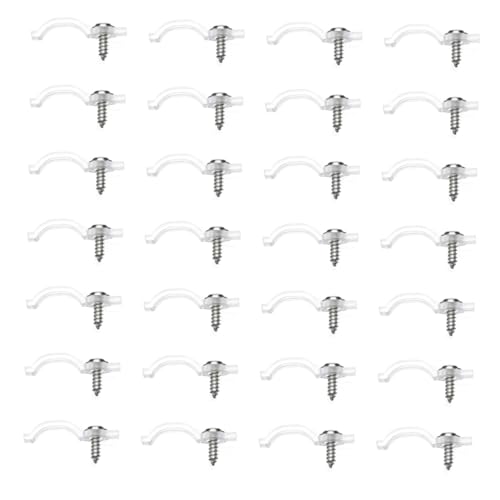 NULYLU Led String Light Clip 100pcs Light Strip Fastener Sturdy Easy to Install Suitable for Home Super Mall Party Daily Use
