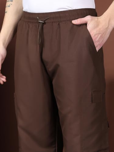 Image of KOTTY Men's Urban Style Relaxed Cargo Pants with Stylish Pockets and All-Day Comfort