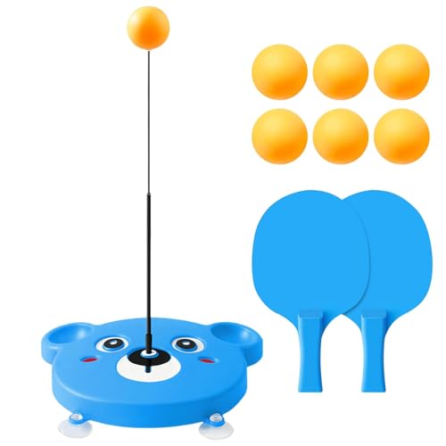 Table Tennis Practice Trainer, Suction Cups Table Tennis Trainer, Table Tennis Training Devices, Indoor Table Tennis Trainer,...