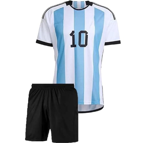 Image of Soccer Football Inter Home Away Special Edition Football Jersey T-Shirt with Shorts (Kid's, Boy'&Men)