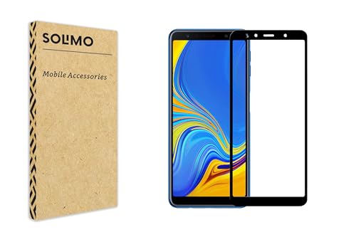 Image of Amazon Brand - Solimo Tempered Glass Screen Protector Compatible with Samsung Galaxy A7 2018 Transparent Protective Film [Clear HD]