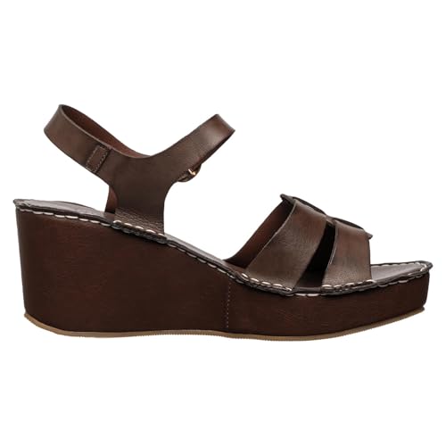 Antelope Women's Saya Leather Wedge Sandals3