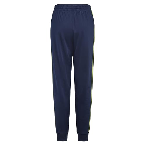 adidas Boys' Big Iconic Tricot Jogger Pants, Collegiate Navy with Tech Olive, Large3