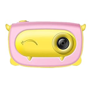 Fltaheroo Kids Digitale Camera 2 Inch 720P HD Scherm Laden Cartoon Leuke Outdoor Fotografie Props voor Speelgoed Roze