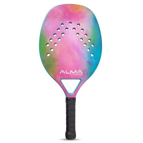 Raquete para Beach Tennis Full Carbon Alma Genius - Tie Dye