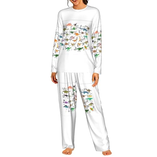 Pyjama doux femme ensemble de nuit extensible contre les nuits fraîches
