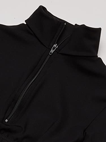 Capezio Girls Girls' Turtleneck Long Sleeve Top Athletic Shirts, Black, 8 10 Us #TOP2