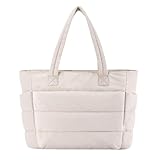 VNDUIFH Puffer Travel Tote,Lightweight Puffy Tote Bag, Puffer Tote Bag With Compartments,Versatile...