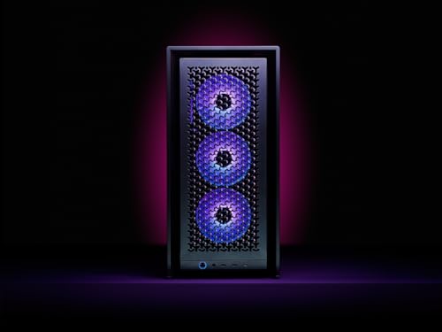 Image of CORSAIR Frame 4000D Vault Series Modular Mid-Tower ATX PC Case - High Airflow, InfiniRail Fan Mounting System, Modular Customization, Spacious Interior, GPU Anti-Sag - Galaxy