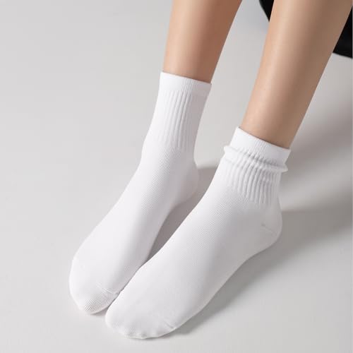 DIBAOLONG Womens Mini Crew Socks Casual Cute Soft Ankle Socks 6 Pairs, Size 5-102