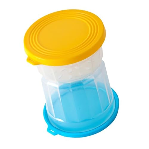 Olla de Encurtido, Separación Seca en la Boca Ancha (Mezcla azul amarilla)