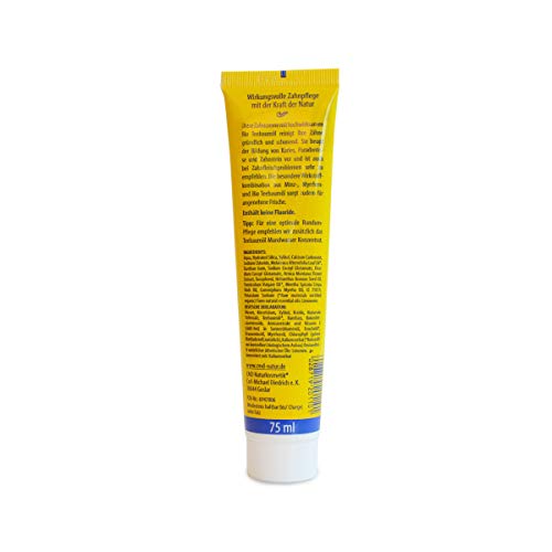Milde Zahnpasta mit Teebaumöl 2 x 75 ml – Bio, vegan und fluoridfrei