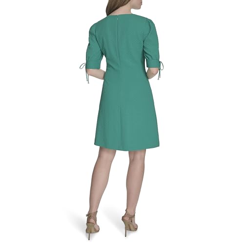 Image of Tommy Hilfiger Women's 3 /4 Sleeves Diamond Bouquet Shift Dress