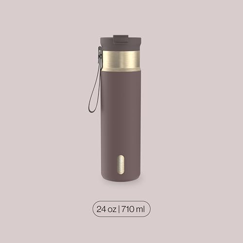 Contigo DualSip 24 oz Water Bottle w/Carry Strap & 2-Way Lid (Drink from Straw or Spout) | Vacuum-Insulated Stainless Steel for Cold Drinks | 100% Leakproof | BPA & Lead-Free | Dishwasher Safe by Contigo - Used condition - Image 9