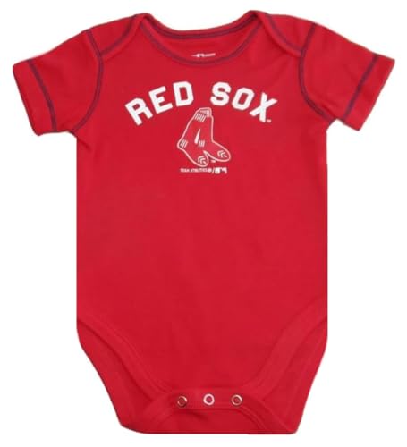 VF Boston Red Sox Team Logo Infant Creeper Bodysuit (3-6 Months, Boston Red Sox)
