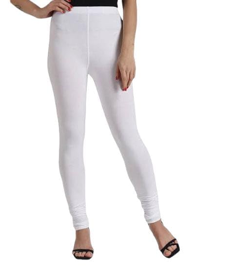 Trendy Ultra Soft Mid rise Chudidar Cotton Lycra Leggings for Women Trendy Ultra Soft Mid rise Chudidar Cotton Lycra Leggings for Women