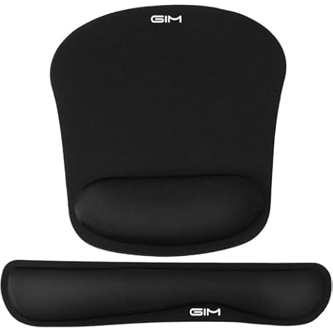 GIM Ergonomic Keyboard Mouse Wrist Rest Set Cover