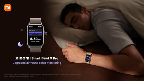 Image of XIAOMI Smart Band 9 Pro Smartband Global Version 1.74 inch Display Blood Oxygen GPS Health Monitoring Fitness Tracker 150+ Sports Mode (Moonlight Silver)