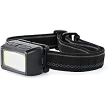 LUXPRO LP323 Multi-color Broadbeam and Spot LED Headlamp, 300 Lumens, 3 AAA, Large Flood LED, Non-slip Headband