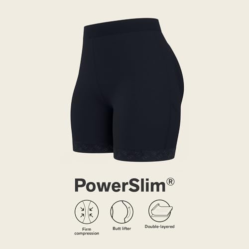Image of Leonisa Lift Sculpt Shapewear Shorts for Women, Mid-Rise Shaper Shorts with Tummy Control and Butt Lifter Support
