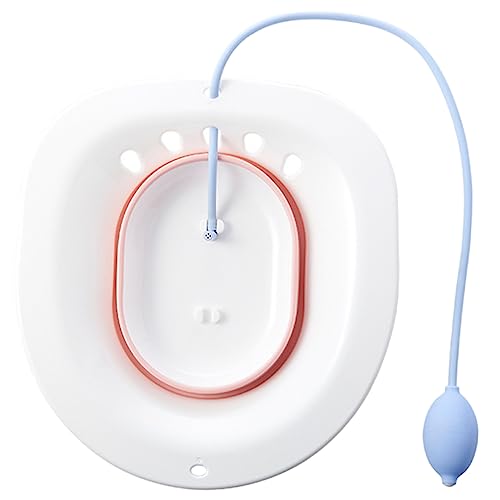 FRCOLOR Pregnant Woman Washing Basin Sitz Bath Tub Patient Toilet Sitz Basin Folding Bathtub Portable Sitz Bath Portable Bathtub Folding Toilet Postoperative Sitz Bathtub Portable Seat Pp