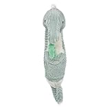 Les DÉGLINGOS Ptipotos by Plüschtier Papadou der Seepferdchen, Minze – Original – Schmusetuch ideal ab der Geburt – Geschenkidee zur Geburt – weiches Plüschtier – Minze