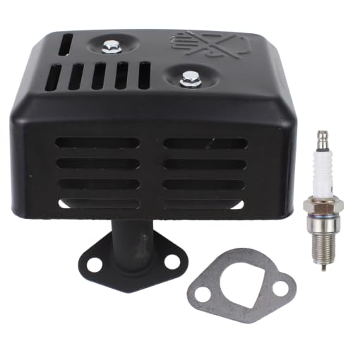HouYeen Kit de montage d'échappement silencieux pour Honda GX120 GX140 GX160 GX200 5,5 ch 6,5 ch outils électriques de jardin 8300-ZE1-900