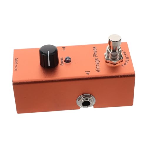 Pédale de phase électrique avec bypass et réduction de bruit pour guitare