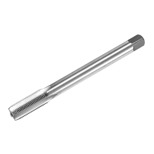 M METERXITY M13x1.25mm Metric Thread Tap, High Speed Steel 130mm Length Straight Flute Right Hand Thread Screw Tapping Tool for Drilling/Milling Machines/CNC Machine Tools