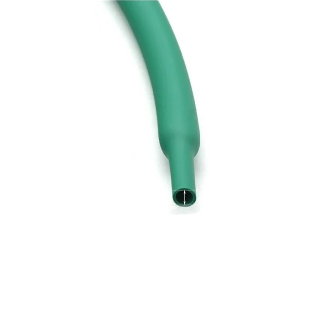 JWOO Guaina termorestringente Verde 2:1 Guaina termorestringente for Riparazione Cavi Protezione Cavi Dia 0,6 mm ~ 80 mm(45MM*3METER)