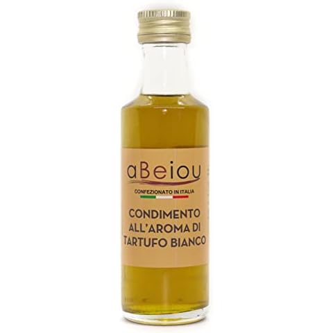 aBeiou. Weißes Trüffelöl 100ml extra Gourmet-Produkt 100% italienisches natives Olivenöl extra aromatisiert mit weißem Trüffel Handwerker vegan vegetarisch ideal zum Verschenken und Kochen Cover