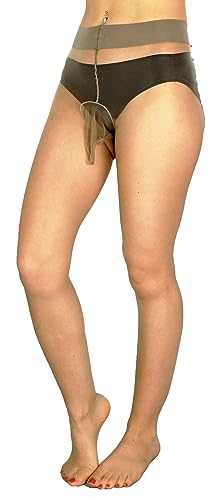 Image of Mona's Choice Second Skin Ultra Sheer to Waist Glossy XL Pantyhose /Mens Pantyhose /Mens Trouser Tights