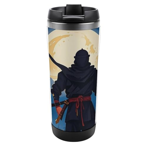 Rkklvbns Moonlight Ninja Travel Tumbler