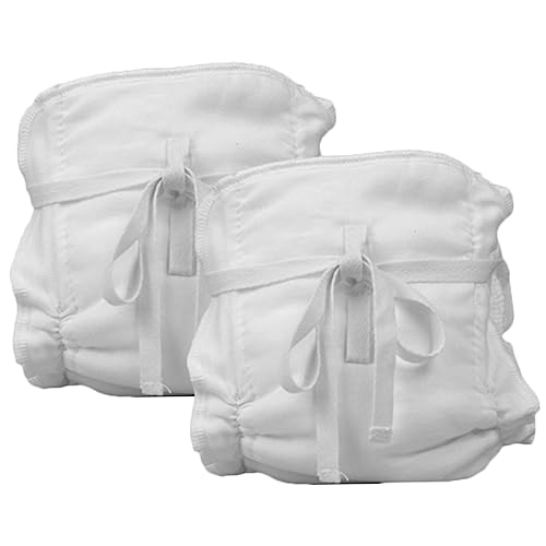 Beatifufu Baby Cloth Diapers Washable 2pcs Newborn Cotton Diaper Pant Reusable Diaper Pant for b