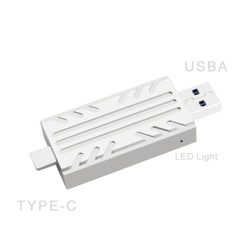 Carcasa SSD M.2 2230 NVME 10Gbps Aluminio Plata miniatura 3