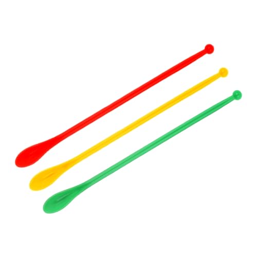 50Pieces Laboratory Spatula Mixing Spoons Double Ended Spatula Sampler Lab Measuring Spoon for Experiment Educational