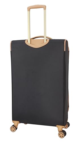 Image of Dockers Seahorse Softside Expandable 8-Wheel Spinner Travel Checked Luggage, 3-Piece Set, Black