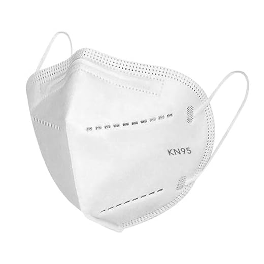 Mascara KN95 Proteção Respiratória Com Elástico Duplo - 50 UN