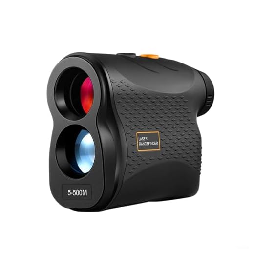 Golf Range Finder 500M, Digital Golf-Monocular Range Finder Distance Meter Speed Measure Hunting Rangefinder, Black