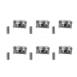Reibungsarme Beschichtung 1 Satz M272 M273 92,9 mm Φ22 mm Kolben und Ring 2720308917 2720309717 Kompatibel mit Mercedes Benz CLK350 CLS350 C350 E350 GL450 3.5L V6 4.7L V8