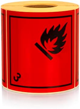 Etichette Merci Pericolose 100x100 Mm - 500 Pezzi Per Trasporto Sostanze Pericolose - Foto 7