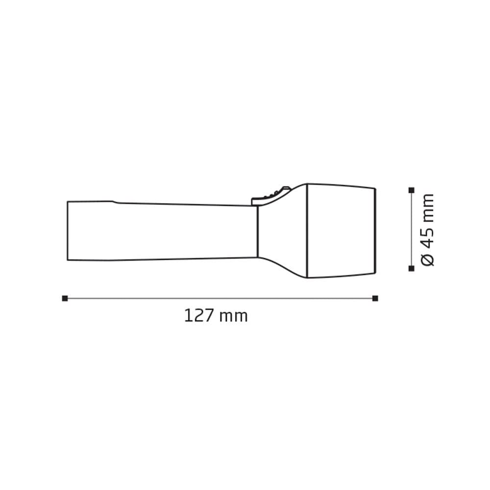 Linterna Luxo LED de aluminio anodizado