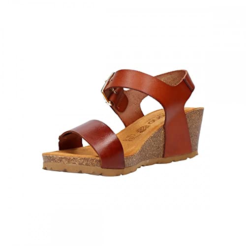 Sandalia de cuña Cadiz 133 Marron Cover