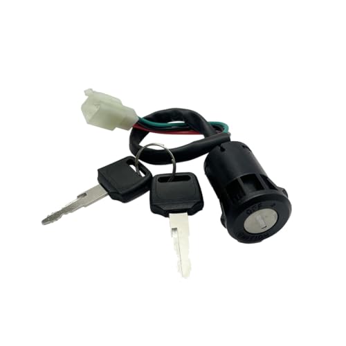 Interruptor de encendido de 4 cables y llave para bobina de arranque de moto de playa 110cc