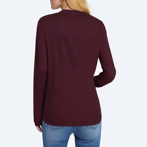 Lightweight Long Sleeve Cardigans for Women Open Front Breathable Cardigan 2025 Casual Fall Outfits4