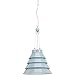 Point Dume? - Surfrider Collection 1-Light Maliblue Steel Shade Coastal Pendant Light