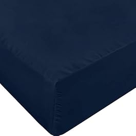 Utopia Bedding Twin Fitted Sheet – Bottom Sheet – Deep Pocket – Soft Microfiber – Shrinkage and Fade Resistant – Easy Care – 1 Fitted Sheet Only (Navy)