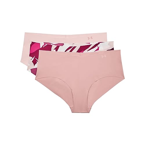 Image of Under Armour Women's Deprecated-3-pack Pure Stretch No Show Hipster Underwear, All-day Comfort Fit & Ultra-soft