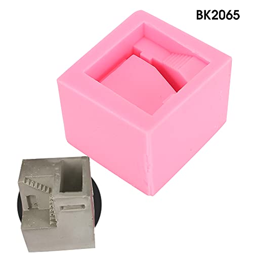 Candy Mold Zeep Siliconen Mal 3D Huis Villa Vorm Bloem-Pot-patroon voor Cake/Handgemaakte Zeep Vloeistof - Image 8