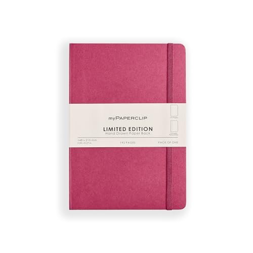 Carnet uni A5 myPAPERCLIP 192 pages pour dessin et notes de bureau